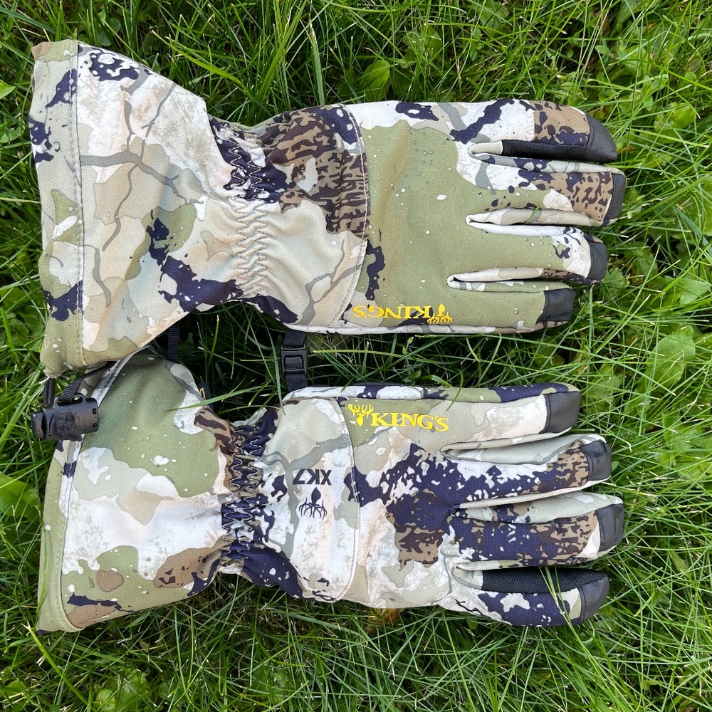 Men’s King’s XKG Insulated Gloves - Size Medium - Camo (XK7) - Like New